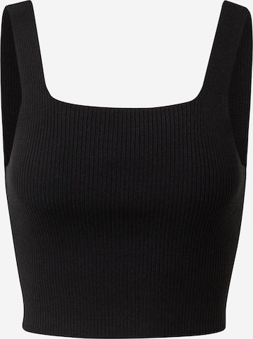 Urban Classics Knitted top in Black: front