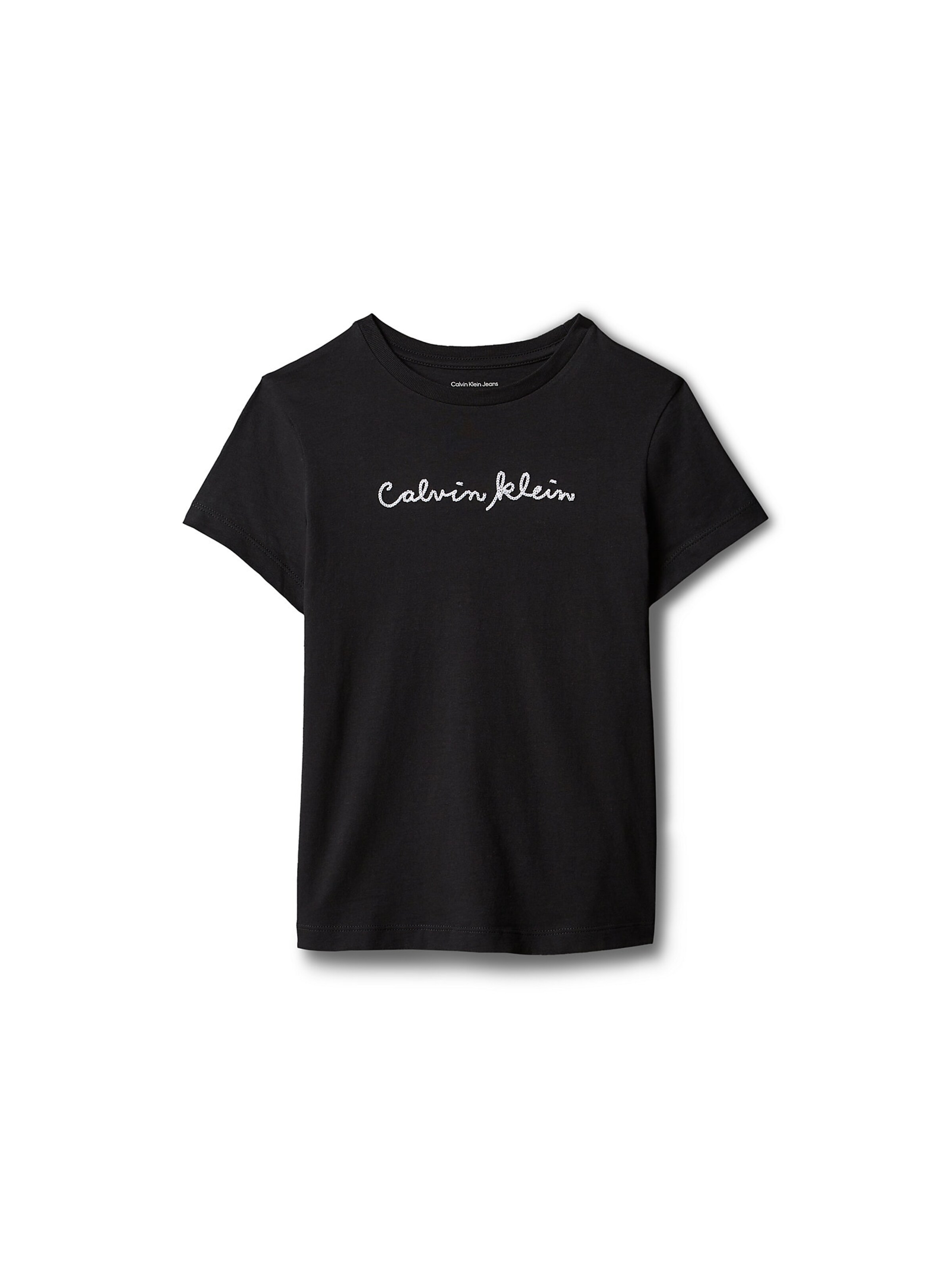 T-Shirt Calvin Klein Jeans en noir : devant