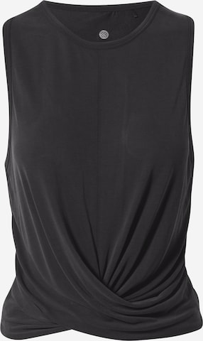 Athlecia - Top deportivo 'Diamy' en negro: frente