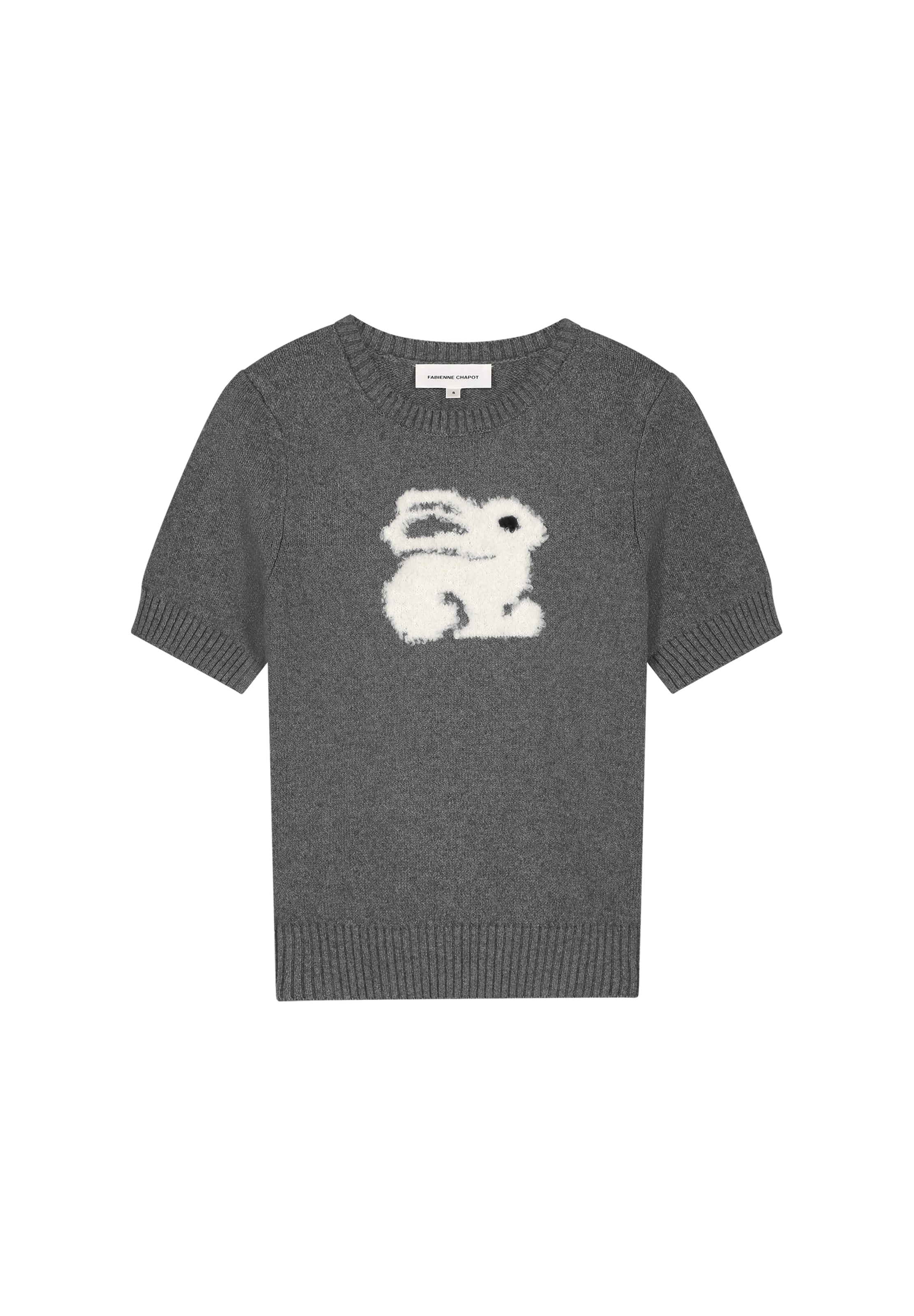 Fabienne Chapot Trui in Grijs: voorkant