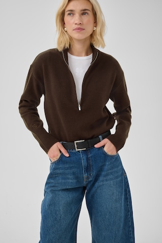 My Essential Wardrobe Sweater 'Tracy' in Brown
