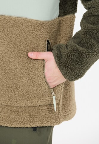 SLOPE Fleece jas 'Katau' in Groen