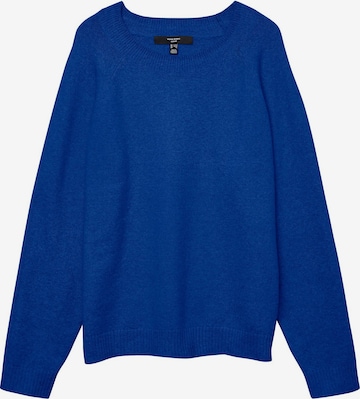 Vero Moda Curve Trui 'VMCDOFFY' in Blauw: voorkant