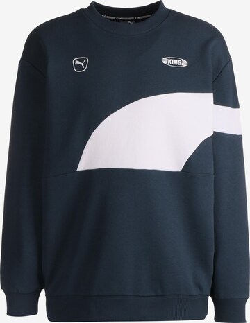 PUMA - Sweatshirt de desporto 'King' em azul: frente