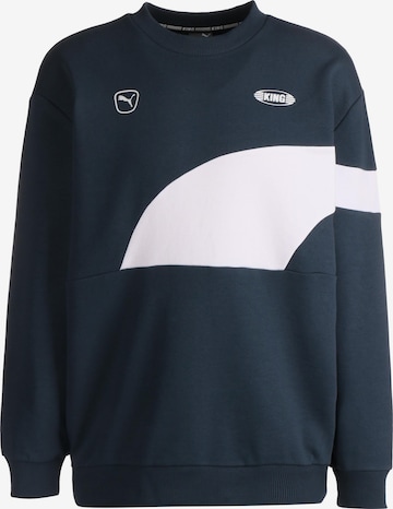 PUMA Athletic Sweatshirt 'King' in Blue: front