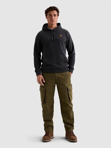PME Legend Sweatshirt 'Hoodie with rubber badge and kangaroo pocket' in Blauw