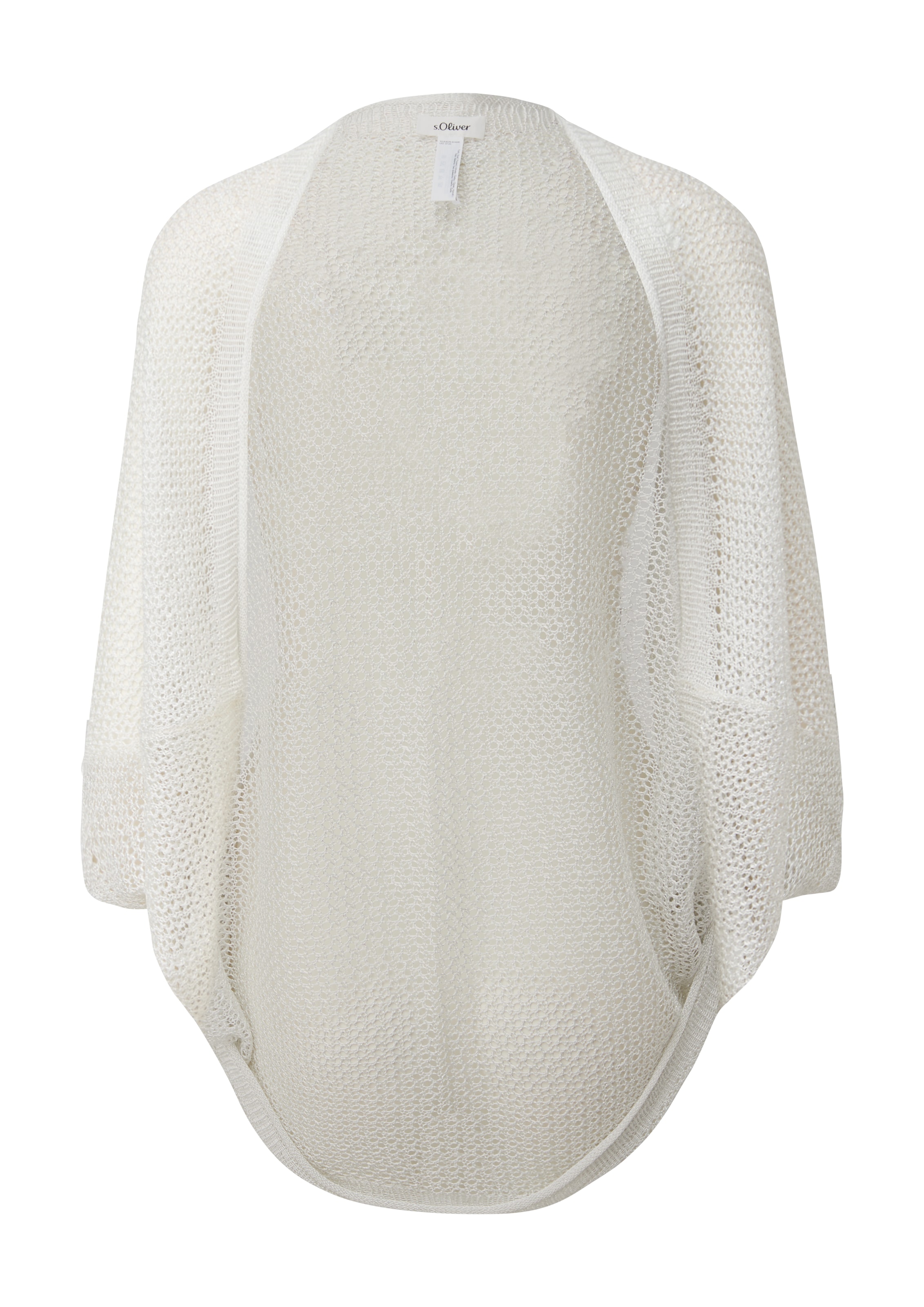 s.Oliver BLACK LABEL Bolero in Weiß: Vorderseite
