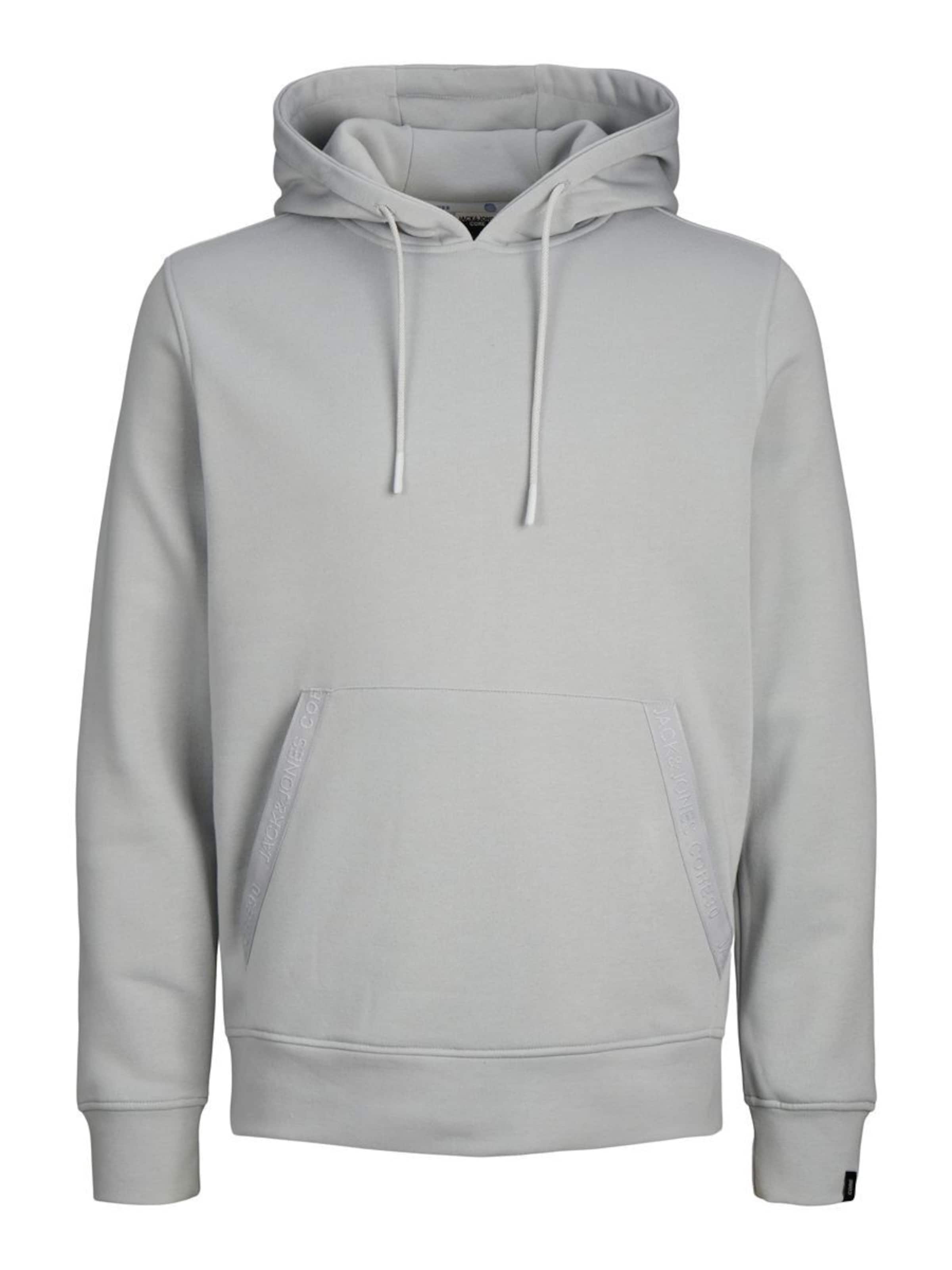 JACK & JONES Sweatshirt in Grijs: voorkant