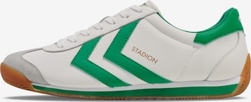 Baskets basses 'Stadion' Hummel en blanc : devant