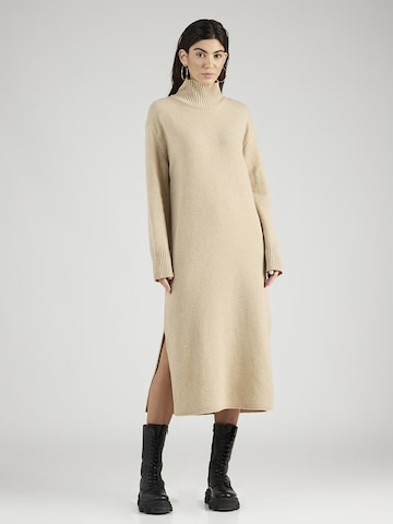 DRYKORN Knitted dress 'SASTERA' in Beige: front