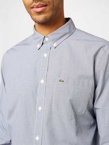 LACOSTE Regular fit Overhemd in Blauw