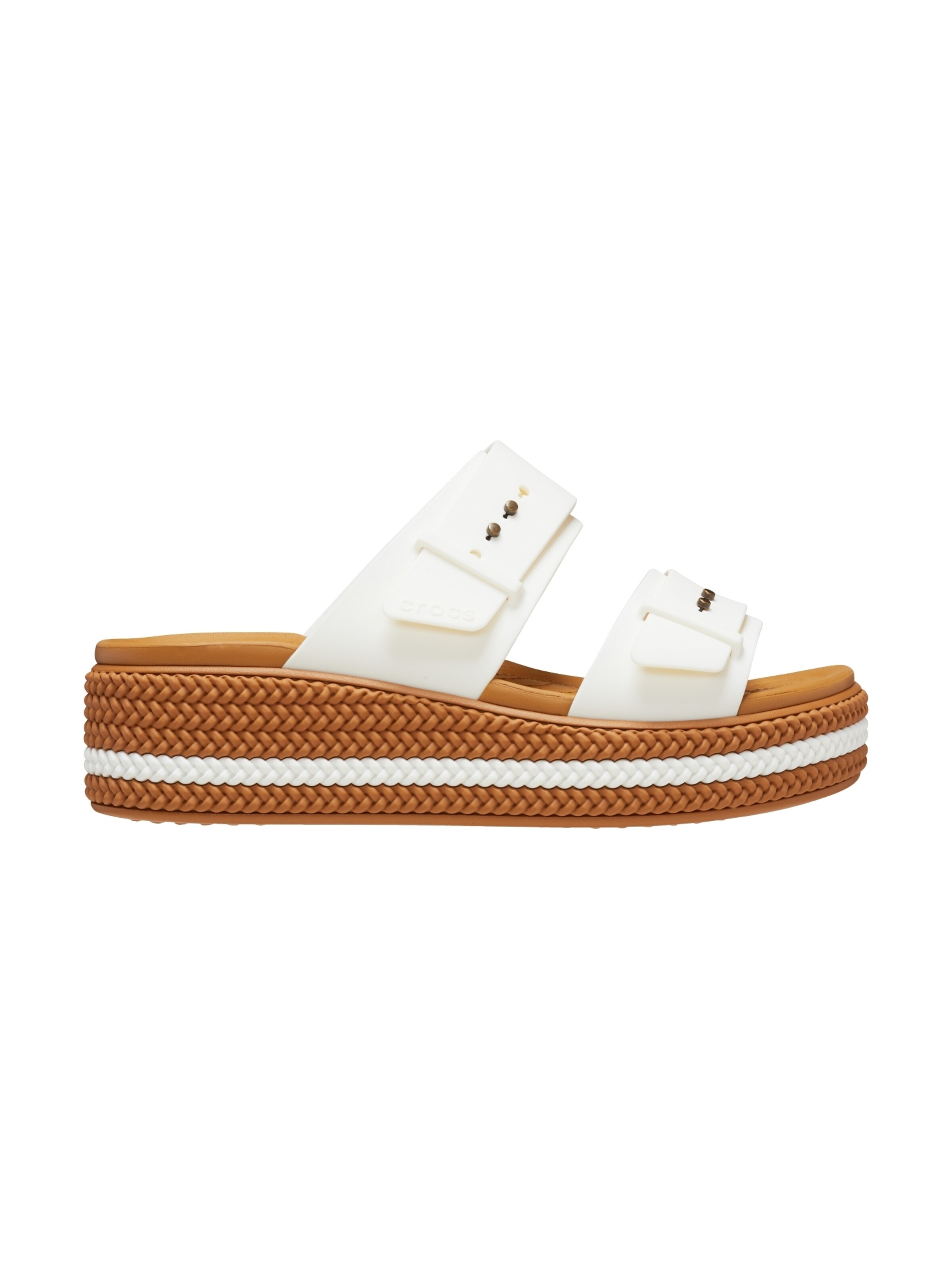 Sandales 'Brooklyn Woven Buckle Sandalen zum Anziehen' Crocs en noir