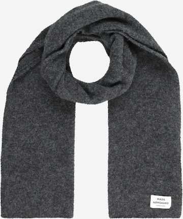 MADS NORGAARD COPENHAGEN Scarf 'Tosca Alona' in Grey: front