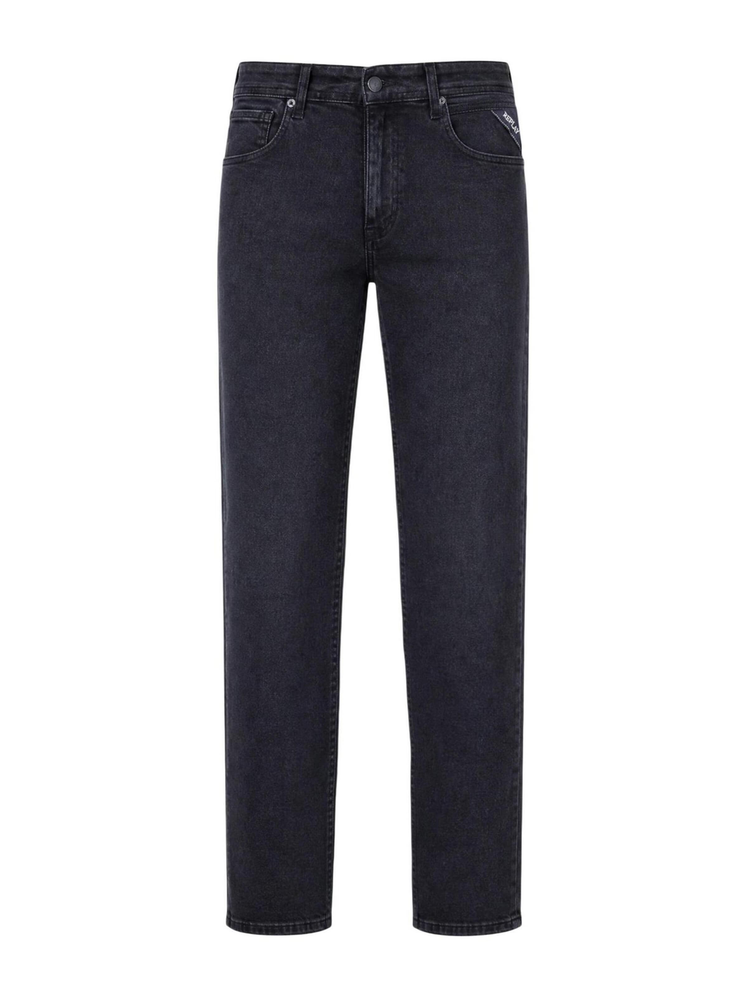 Regular Jean 'GROVER M0972 .000.719 210' REPLAY en noir : devant