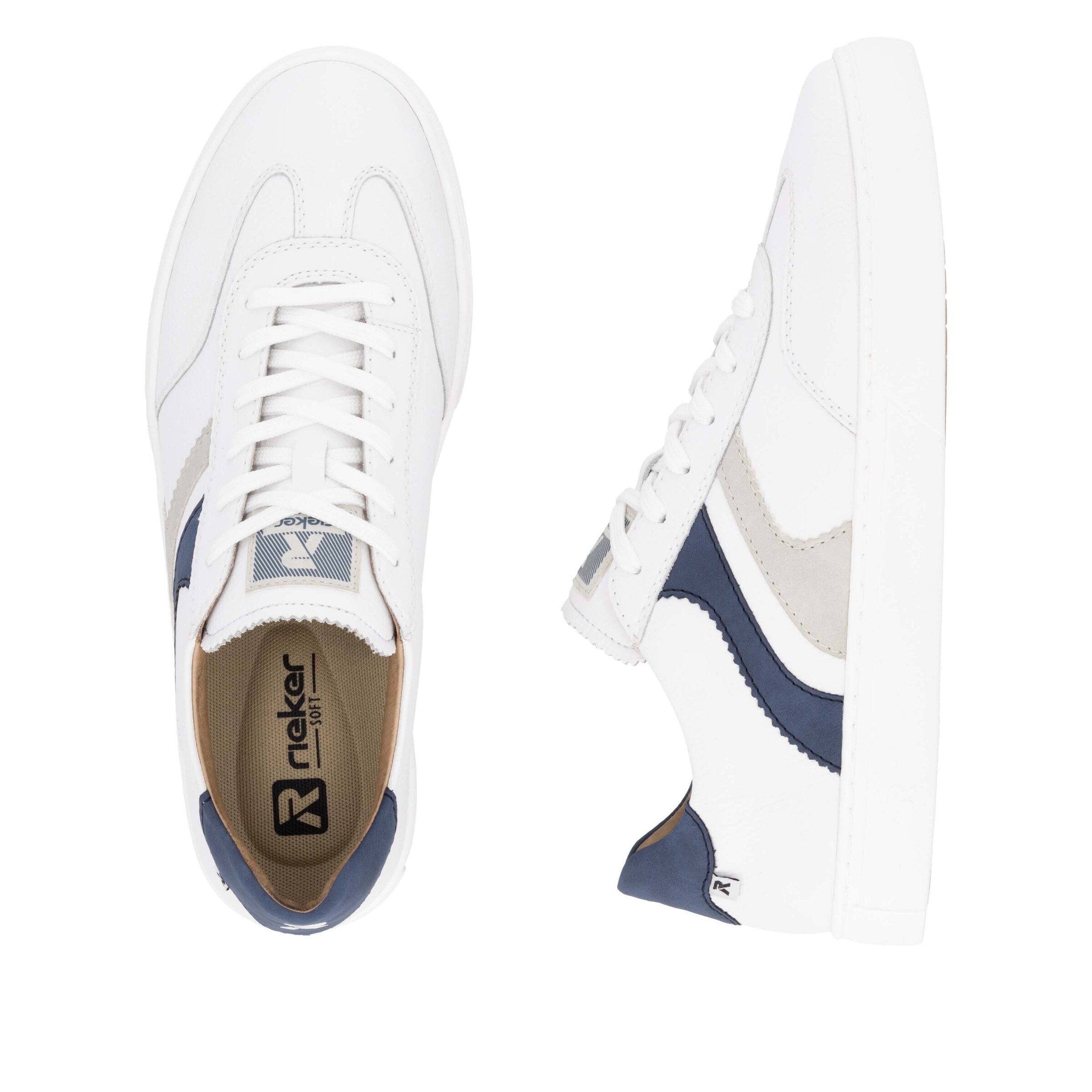 Baskets basses Rieker Sport en blanc