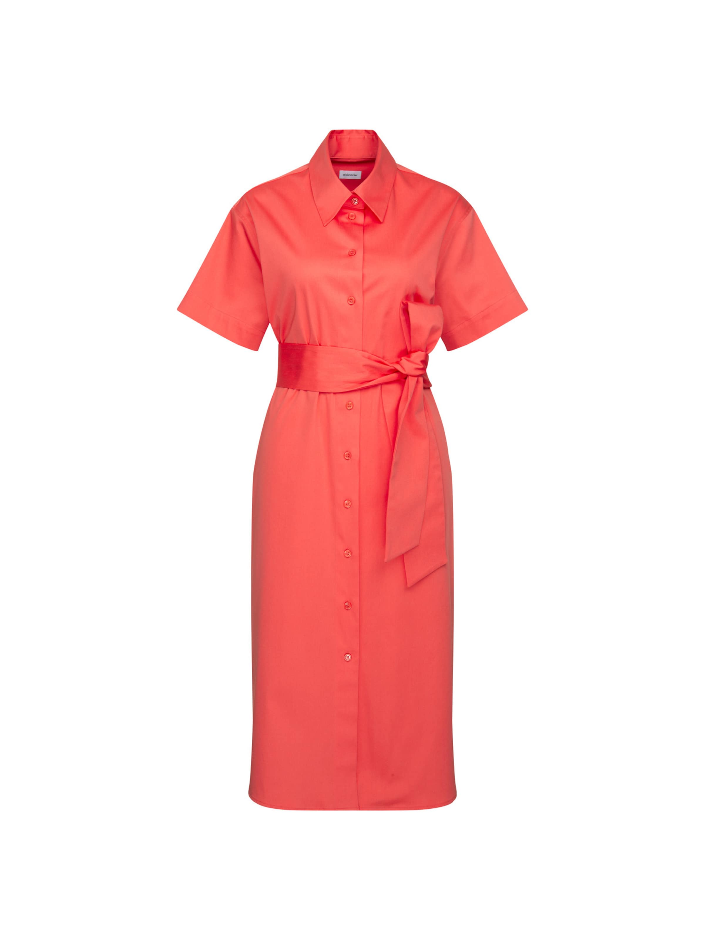 SEIDENSTICKER Kleid 'The Connecting Neutrals' in Rot: Vorderseite