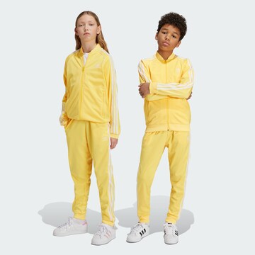 Effilé Pantalon 'Adicolor' ADIDAS ORIGINALS en jaune