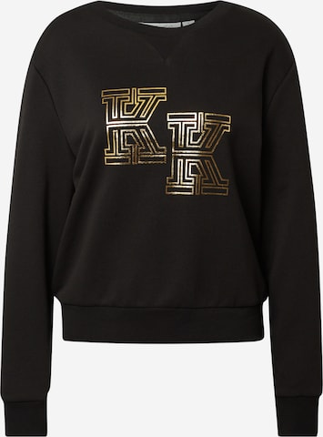 KENDALL + KYLIE Sweatshirt in Black: front