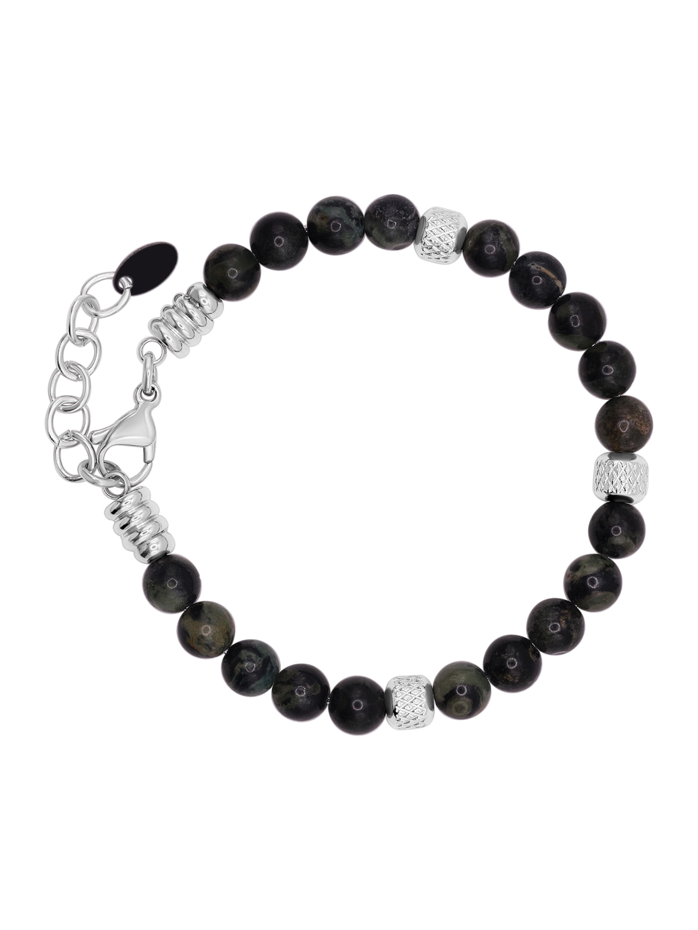 Bracelet 'Iven' Heideman en noir : devant