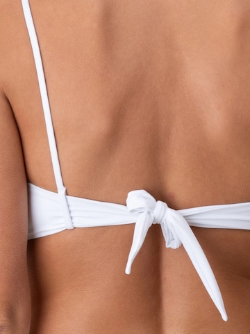 Flavia Valentini Bandeau Bikini 'Bianco' in White