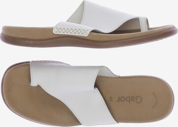 GABOR Sandals & High-Heeled Sandals in 40 in White: front