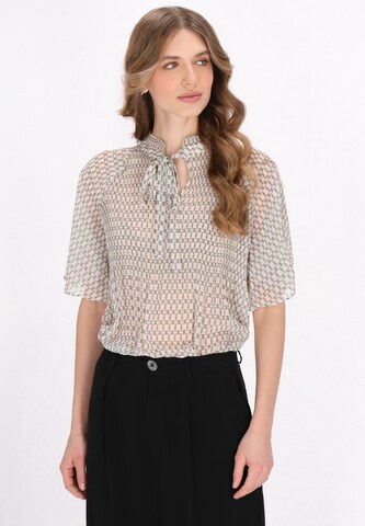 DreiMaster Klassik Блузка 'Classic Look' в Белый: спереди