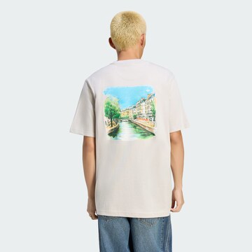 T-Shirt 'Paris' ADIDAS ORIGINALS en gris : devant