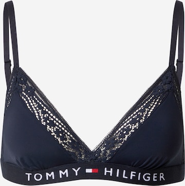 Tommy Hilfiger Underwear Triangle Bra in Blue: front