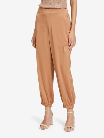 Vera Mont Regular Pants in Brown: front