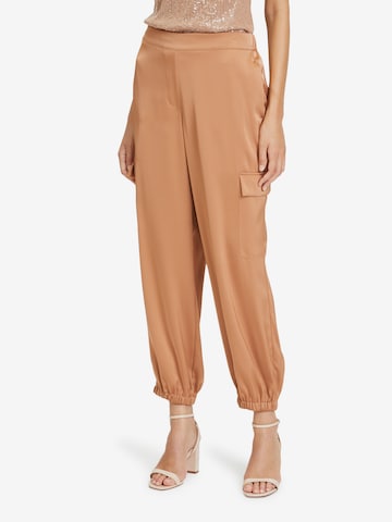 Vera Mont Regular Pants in Brown: front