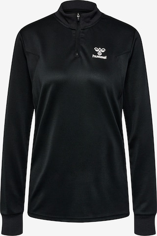 Hummel Sportief sweatshirt 'STALTIC' in Zwart: voorkant