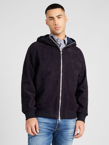 BOSS Black Between-Season Jacket 'Monoto' in Purple: front