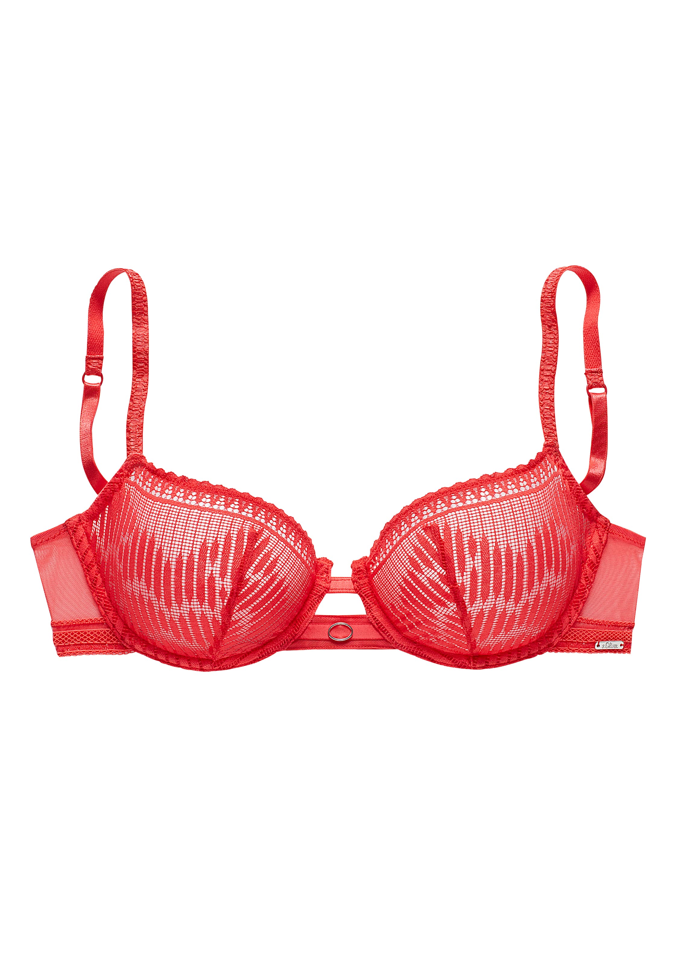 s.Oliver Balconette Bra in Red: front