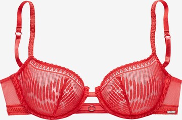 Balconnet Soutien-gorge s.Oliver en rouge : devant