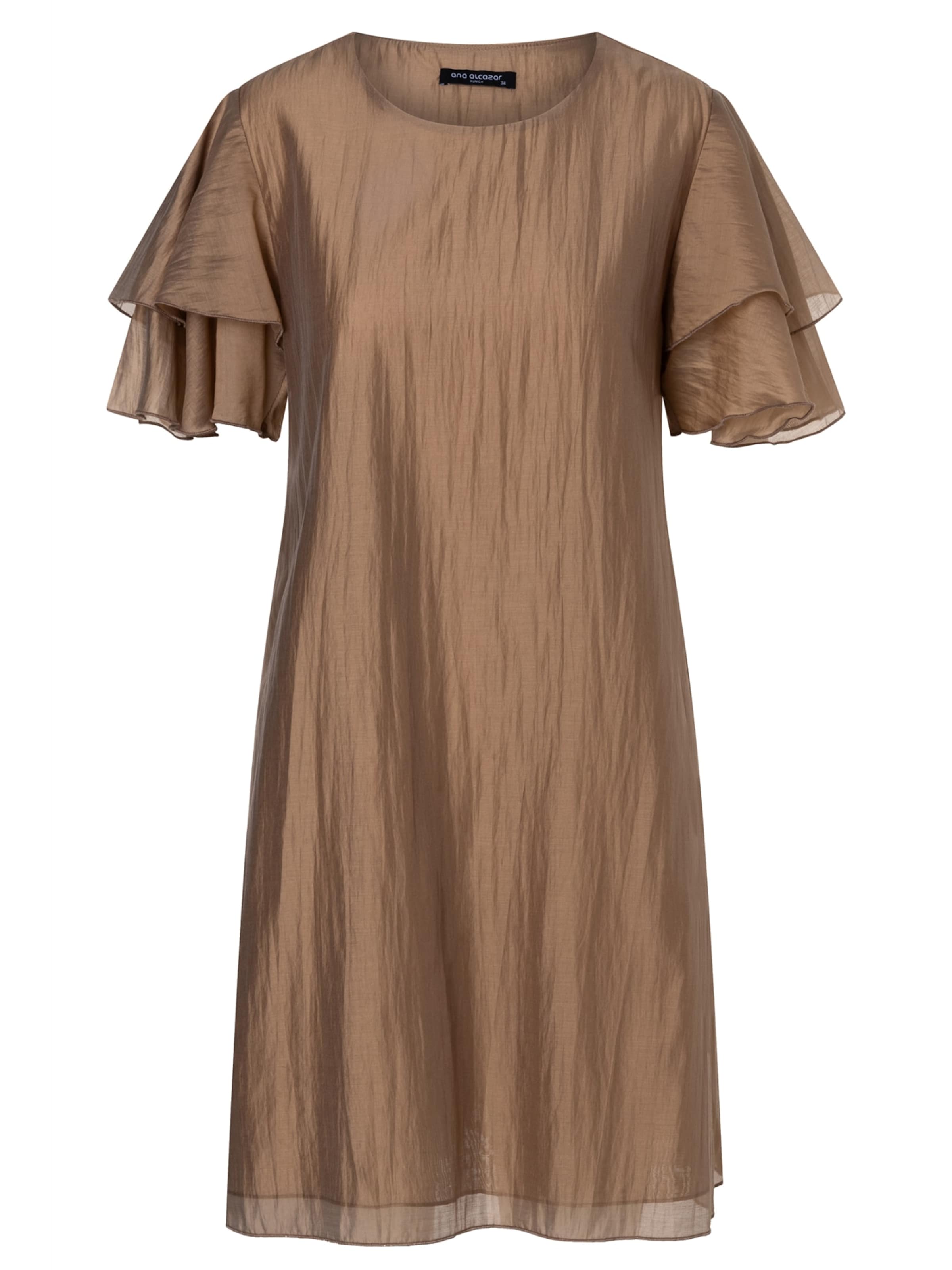 Ana Alcazar Kleid ' Dyral ' in Braun: Vorderseite