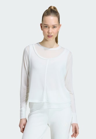 ADIDAS SPORTSWEAR Functioneel shirt 'Soft Lux' in Wit: voorkant