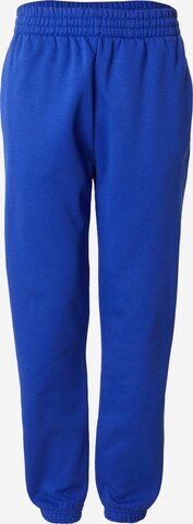 ADIDAS PERFORMANCE Tapered Workout Pants in Blue: front