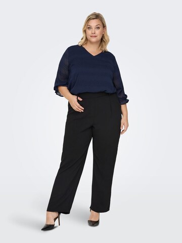 ONLY Carmakoma Blouse in Blauw