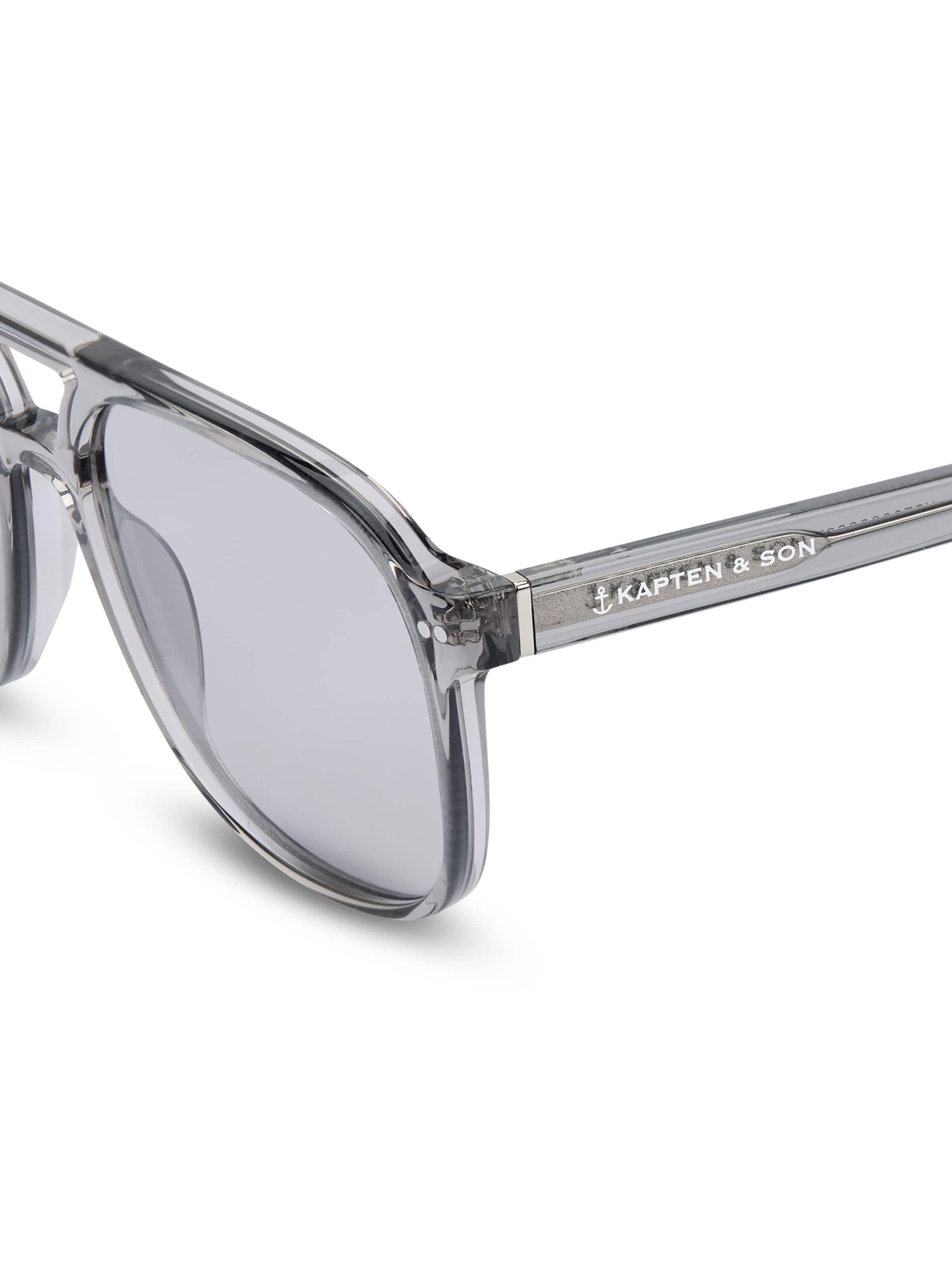 Lunettes de soleil 'Zurich Oversize' Kapten & Son en gris