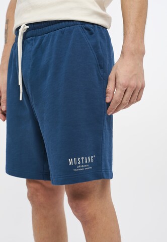 MUSTANG Regular Pants in Blue