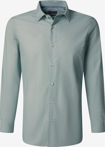 PIERRE CARDIN Hemd im Slim Fit in Blau: Vorderseite