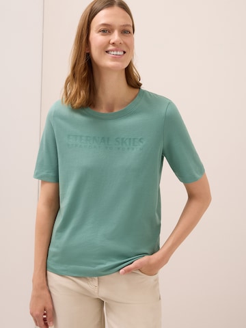 CECIL Shirt 'Eternal Skies' in Groen: voorkant