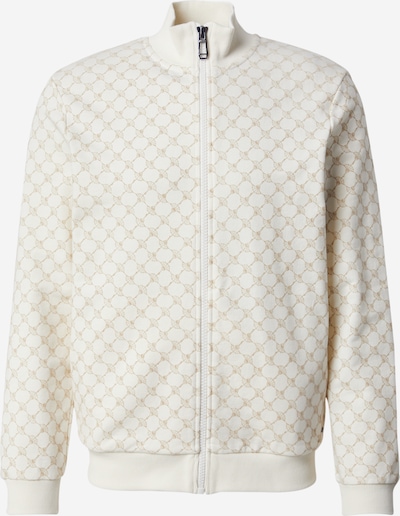 JOOP! Gornji dio trenirke 'Taminos' u boja devine dlake (camel) / bijela, Pregled proizvoda