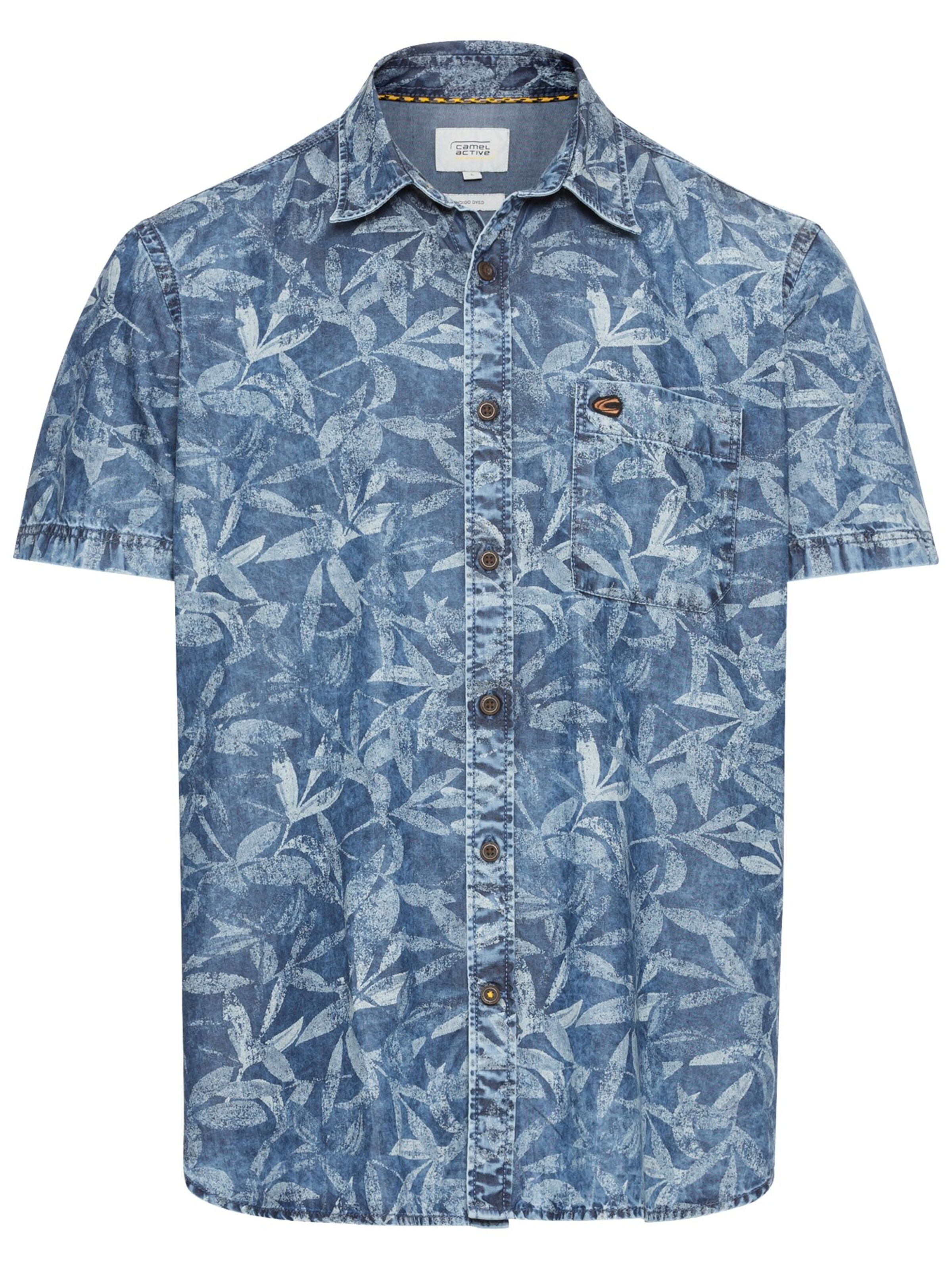 CAMEL ACTIVE Regular fit Button Up Shirt in Blue: front