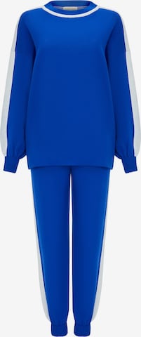 CESARE GASPARI Sweatsuit in Blue: front