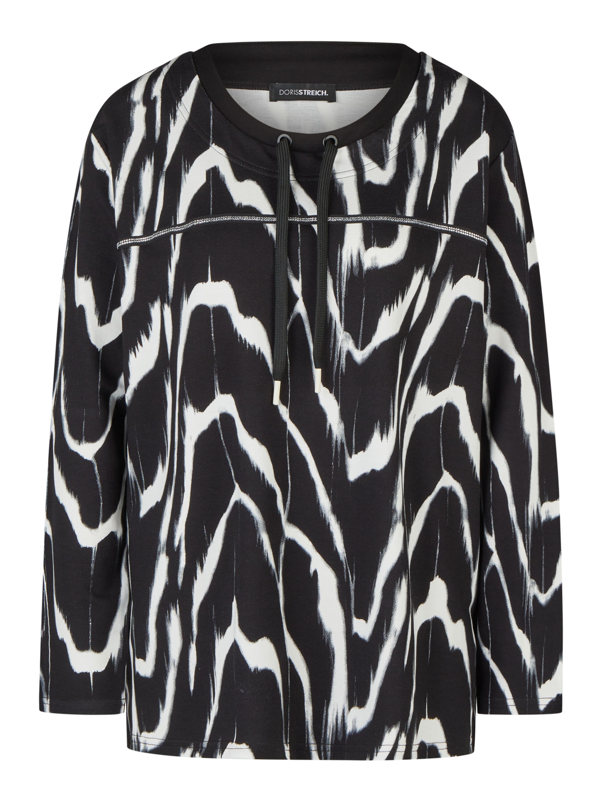 Doris Streich Sweatshirt in Black: front
