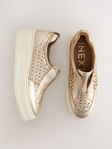 Next Слипоны 'Forever Comfor' в Золотой