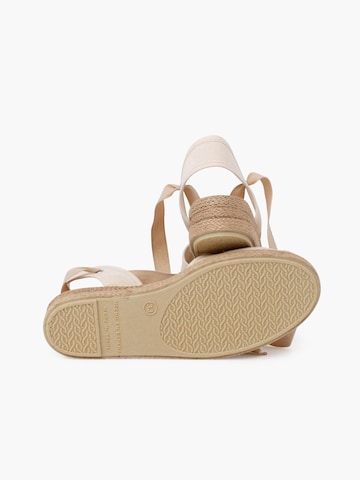 Sandales Pisamonas en beige