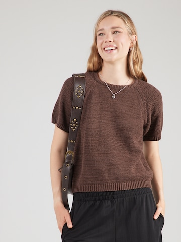 Lindex - Jersey 'Jane' en marrón: frente