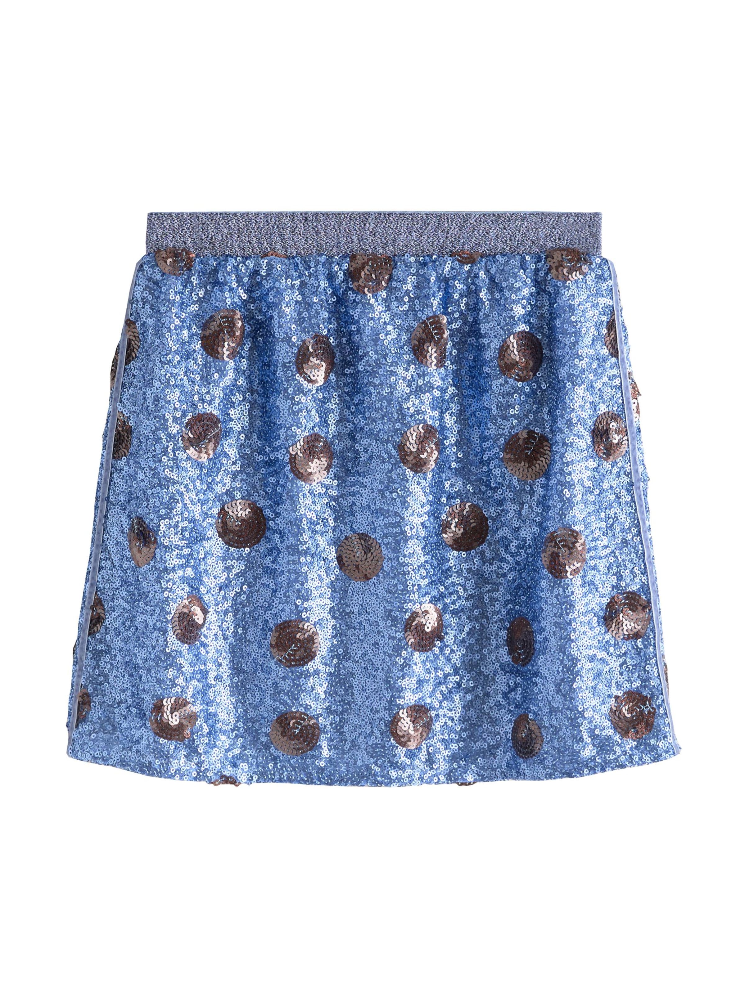 Next - Falda en azul: frente